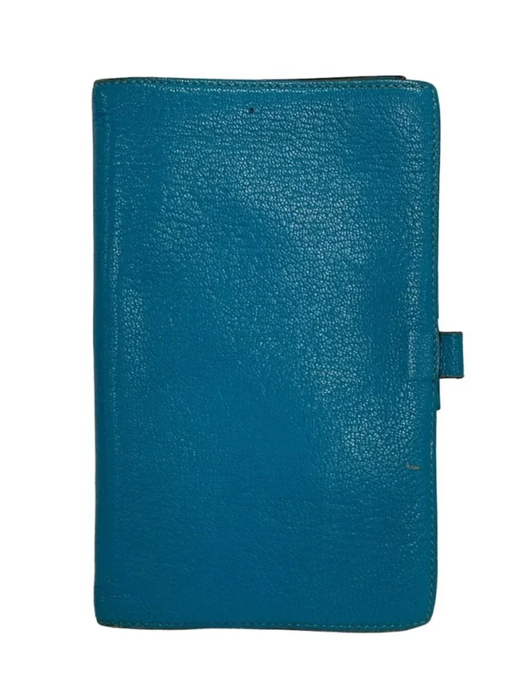 HERMES Vision Blue Paon Chevre Square O Agenda